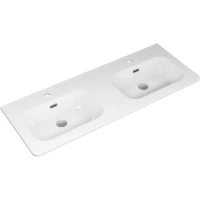 Раковина Brevita Онда B-OND120-02 121x46 см, накладная, белый