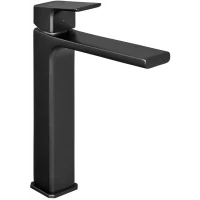 Смеситель для раковины E.C.A Tiera 102188002C1EX без донного клапана, черный матовый