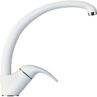 Смеситель для кухни белый Tolero Высокий 694753