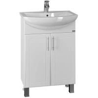 Тумба белый глянец 56 см Санта Дублин 223006