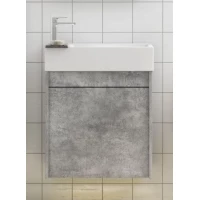 Тумба под раковину Art&Max Family FAMILY-500-1D-SO-CV 50 см R, подвесная, цемент