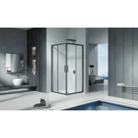 Душевой уголок 80x80 см Good Door Cofe CR-80-C-B прозрачное