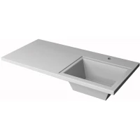 Раковина Stella Polar Мадлен SP-00000466 100,2x48,4 см R, над стиральной машиной, без кронштейнов, белый