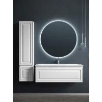 Комплект мебели белый матовый 121 см Sancos Very VR120W + CN7017 + SF1000