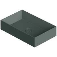 Раковина-чаша Alice Spy 34250139 60x37 см, накладная, зеленый матовый