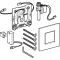 Система электронного управления смывом писсуара, питание от батарей, защитная крышка типа 30 Geberit глянцевый хром 116.037.KH.1 - 5