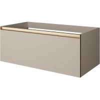 Тумба под раковину Armadi Art Quatro Daphne 790-M1-100-D-MG 100 см, подвесная, бежевый матовый