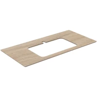 Столешница 100 см бежевый матовый для раковин встраиваемых сверху Kerama Marazzi Plaza Modern Риальто PL2.SG560400R\100