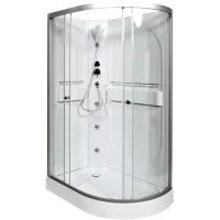 Душевая кабина 120x80x200 см Deto L602LNGM прозрачное