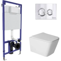 Комплект подвесной унитаз Berges Sigma + система инсталляции Berges Novum O3 043403