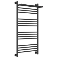 Полотенцесушитель водяной 1000x500 темный титан муар Сунержа Богема с полкой+ 15-0223-1050