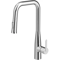 Смеситель для кухни Kaiser Claro 22144 с выдвижным изливом, хром