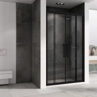 Душевая дверь 150 см Abber Schwarzer Diamant AG33150BH прозрачное