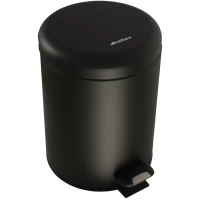 Мусорное ведро Ksitex BGR-5B 5л, с педалью, черный