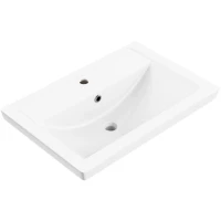 Раковина IDDIS Optima Home 4076000i28 61x40,7 см, накладная, подвесная, белый