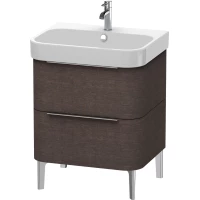 Тумба дуб темный брашированный 62,5 см Duravit Happy D.2 H2637207272
