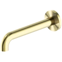 Излив для ванны Feramolli Sole S017GL 158 мм, золотой матовый