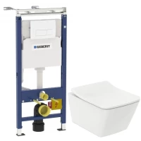 Комплект подвесной унитаз Toto SP CW532Y + TC512F + система инсталляции Geberit 458.125.11.1