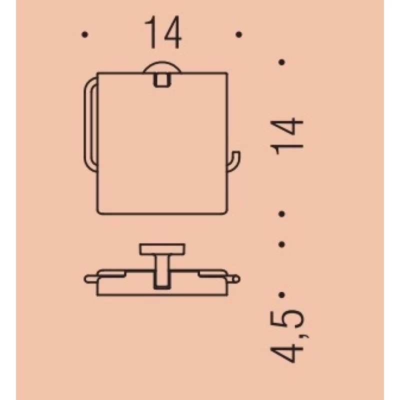 Держатель туалетной бумаги Colombo Design Nordic B5291