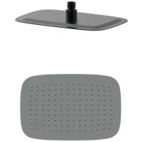 Верхний душ Wonzon & Woghand WW-88DP03-BGM 300x200 мм, темный графит матовый