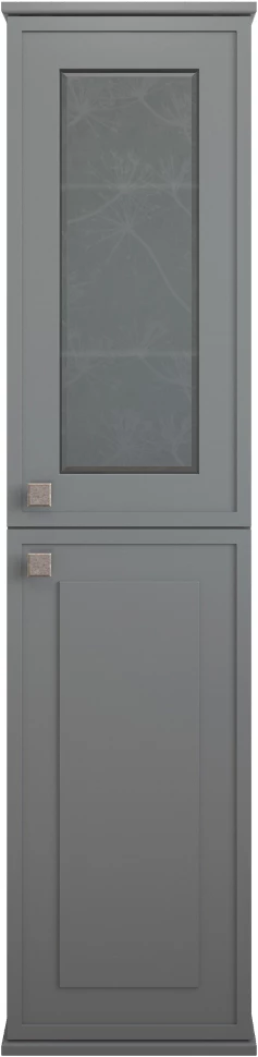 Пенал подвесной серый матовый R Sanflor Модена C02732 шкафчик sanflor