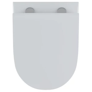 Изображение товара унитаз подвесной iddis stone stordsei25 безободковый, с сиденьем микролифт, белый