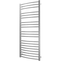 Полотенцесушитель водяной Grota Calma 4607118218516 1200x530, матовый хром