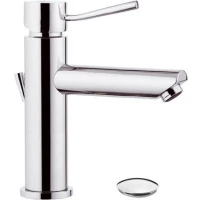 Смеситель для раковины Remer Minimal N10A с донным клапаном, хром