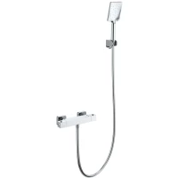 Термостат для душа Wonzon & Woghand WW-B2026-A-CR с душевым гарнитуром, хром