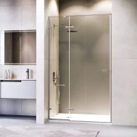 Душевая дверь RGW SV-004Gr Stilvoll 353200410-110 100 см, профиль оружейная сталь матовый, стекло прозрачное