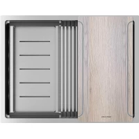 Кухонная мойка Paulmark Next-Multi Sink PM785845-BS 58x45 см, нержавеющая сталь