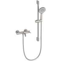 Смеситель для ванны Lemark Beluga LMF-8022B-BN с душевым гарнитуром, никель матовый