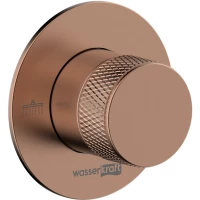 Переключатель на 2 положения WasserKRAFT Muritz 98DVR2BRG розовое золото матовый