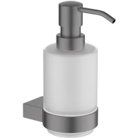Дозатор для жидкого мыла Timo Luiro 18539/18 170 мл, настенный, вороненая сталь