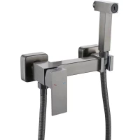Гигиенический душ Savol S-FXQ007Q со смесителем, графит