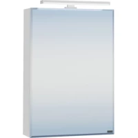 Зеркальный шкаф 50x73 см белый глянец Санта Стандарт 113015