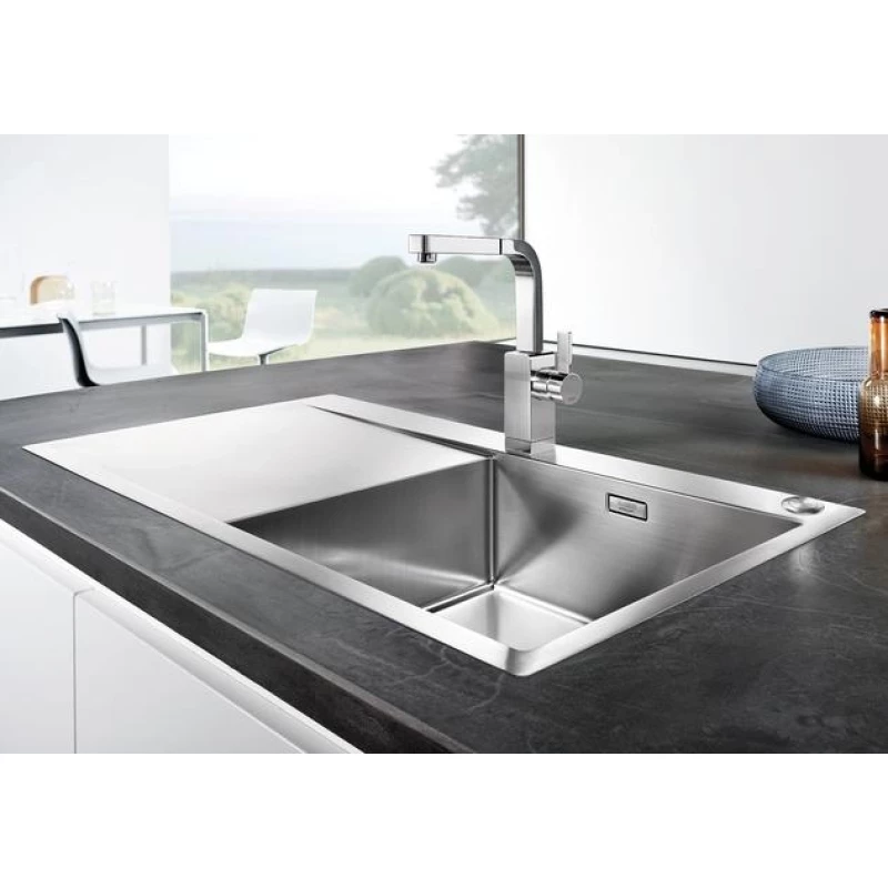 Кухонная мойка Blanco Flow XL 6 S-IF InFino зеркальная полированная сталь 521640