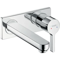 Смеситель для раковины Hansgrohe Metris S 31132000 встраиваемый, с выпуском, хром