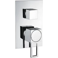 Смеситель для ванны Emmevi Gea 26029LA/CR встраиваемый, хром