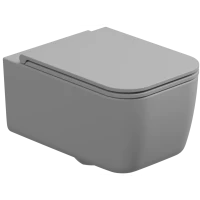 Унитаз подвесной GSG Brio BRWCSO033 безободковый, жемчужный матовый