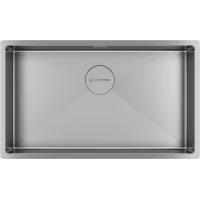 Кухонная мойка KuchenStern Kraft 80 504SS50 74x44 см, нержавеющая сталь