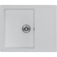 Кухонная мойка KuchenStern Ku-Granit Flug 45 108WH10 61,5x50 см, белый