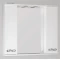 Зеркальный шкаф 90x83 см белый глянец Style Line Венеция ЛС-00000264 - 1