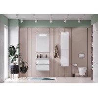Комплект мебели белый глянец 60,5 см Roca The Gap A857397806 + 3279A8000 + ZRU9302688