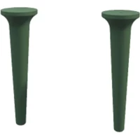 Комплект ножек для тумбы и пенала Cezares Idra 40436 29 см, Verde Opaco