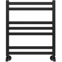 Полотенцесушитель водяной Aquatek Лира П7 AQ KP0760BL 600x530, черный матовый