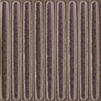 Декор чипсет Далия фиолетовый глянцевый 20x20