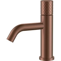 Смеситель для раковины Boheme Stick Diamond 121-BRB бронза матовая