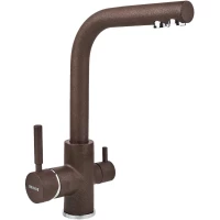 Смеситель для кухни с подключением к фильтру шоколад Ukinox UM2191 - 93
