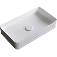 Раковина-чаша Ceruttispa CR0053 67,5x37,5 см, накладная, белый